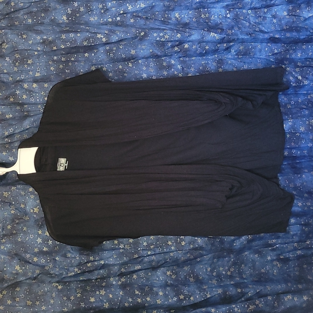 🍂Converse One☆Star Black Wrap Around Cardigan